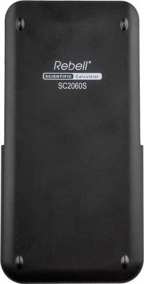 Kalkulator shkencor Rebell RE-SC2060S, ekran dot-matrix, furnizim bateri/solar, me kapak plastik, i zi