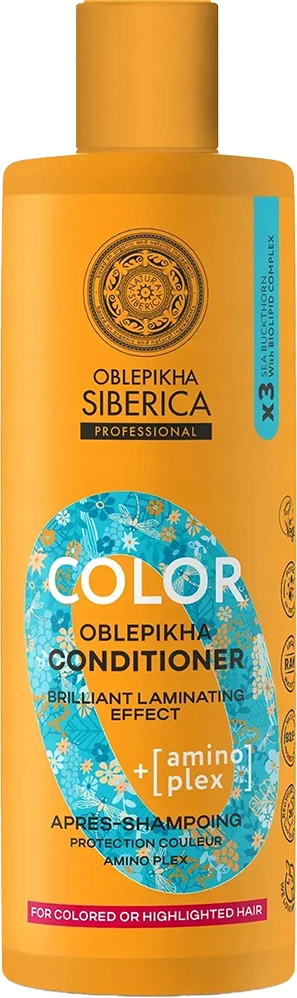 Kondicioner për flokë të ngjyrosura Natura Siberica Oblepikha Color për femra, 400ml