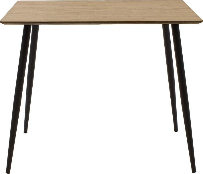 Tavolinë për ngrënie Cuba, MDF, ngjyrë sonoma e zezë, 70x70x75cm