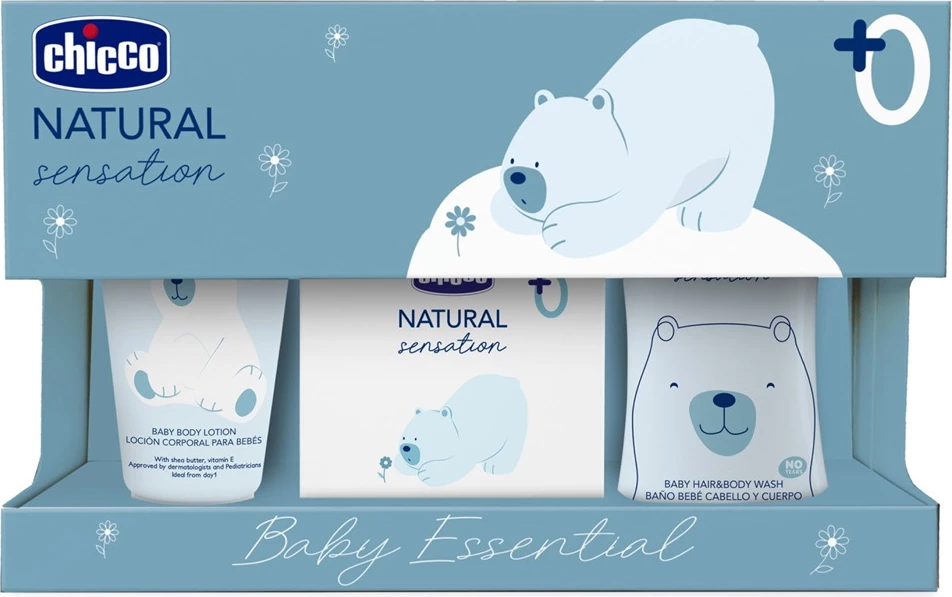 Set për foshnje Chicco Natural Sensation Baby Essential 3 copë