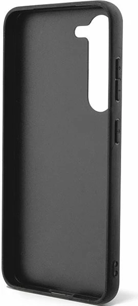 Mbështjellës Guess 4G Stripe për Samsung Galaxy S23 S911, hardcase TPU/PC me eko-lëkurë, i zi