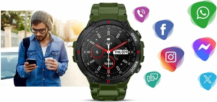 Smartwatch Giewont, e gjelbër