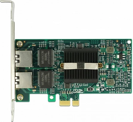 Kartelë rrjeti DeLOCK 89944, PCI Express, 2x RJ-45 Gigabit