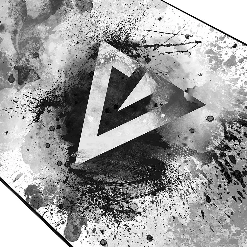 Mauspad për maus dhe tastierë MODECOM Volcano Meru Hokori 1200x600x3mm, grafikë gri/zezë