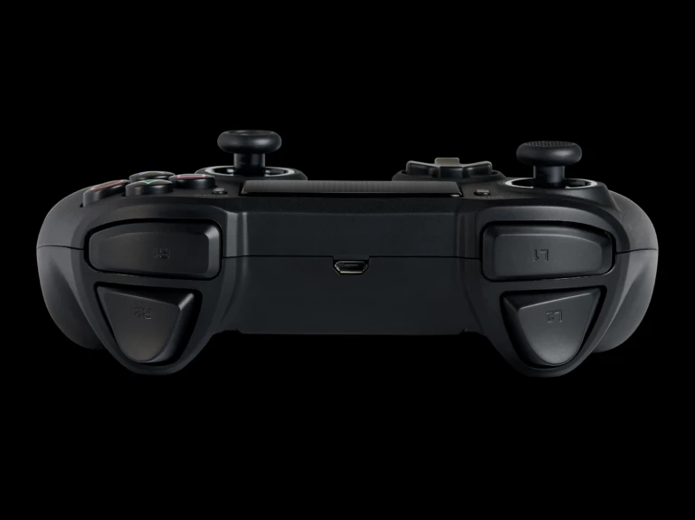 Kontroller wireless Nacon PS4 Asymmetric, deri 7 orë bateri, prizë 3.5mm, i zi
