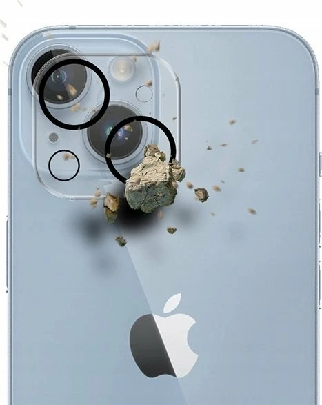 Xham i kalitur për kamerë 3MK Lens Pro Full Cover për Apple iPhone 15/15 Plus, mat, 1 copë