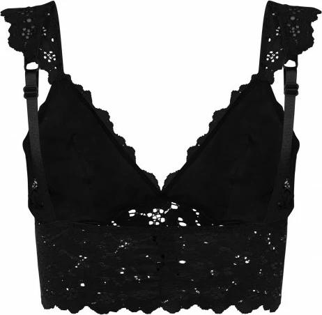 Bustier dantelle e zezë Jumeon