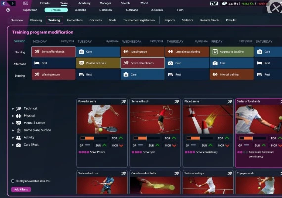 Tennis Manager 2024 EN/DE/FR/IT/ES Global