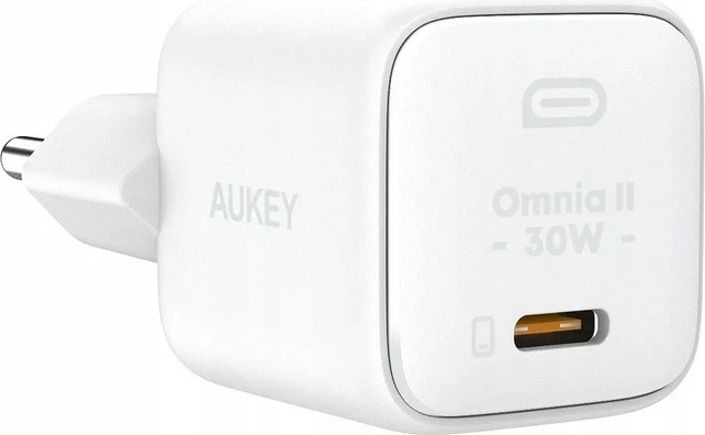 Karikues muri AUKEY Omnia II Mini PA-B1L, 30W, 1x USB-C, Bardhë