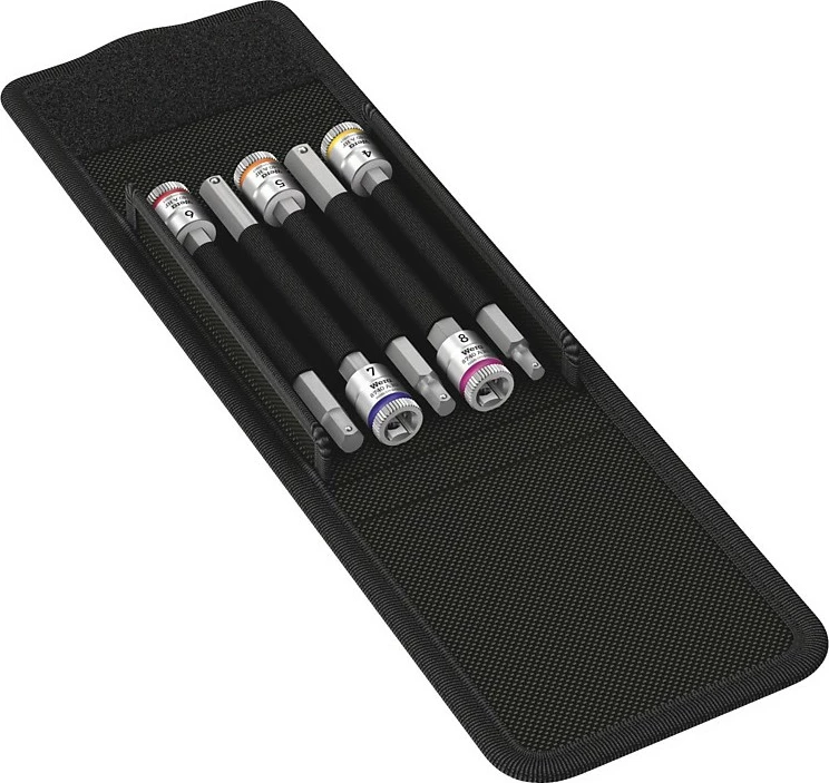 Set bit socket Wera 8740 A HF 1, 1/4", 5 kokë, 4-8 mm, me kuti