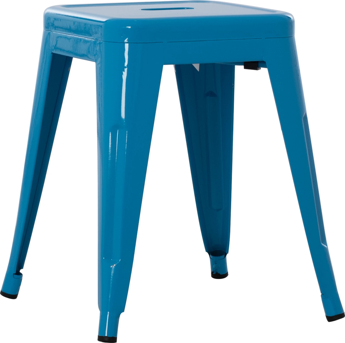 Karrige për bar MELITA FH0096.48 metalike, ngjyrë blu, 39x39x46H cm.