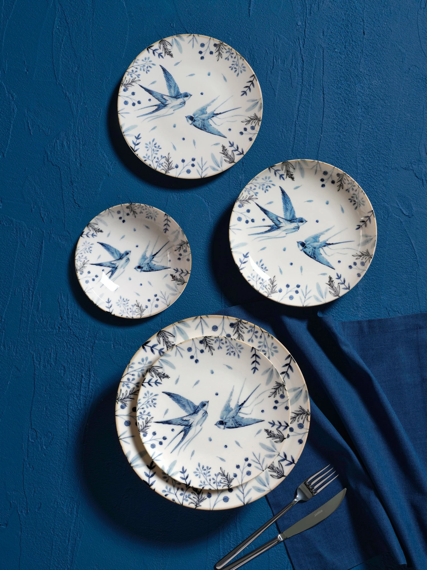 Set enësh për drekë, porcelan, 24 copë, Hermia, GBSATN24KY4E4072