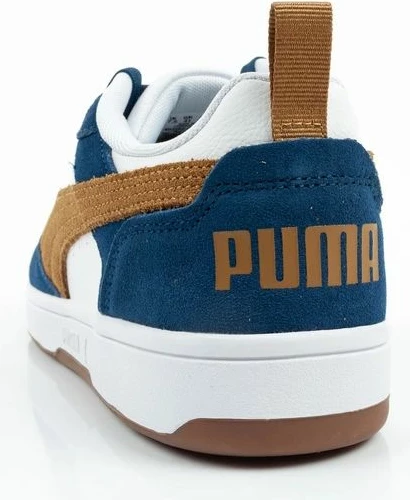 Atlete për meshkuj Puma Rebound v6, të bardha/navy/kafe