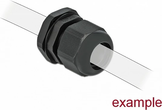 Glandë kabllo DeLOCK PG11, IP68, për kabllo 10 mm, 10 copë, e zezë
