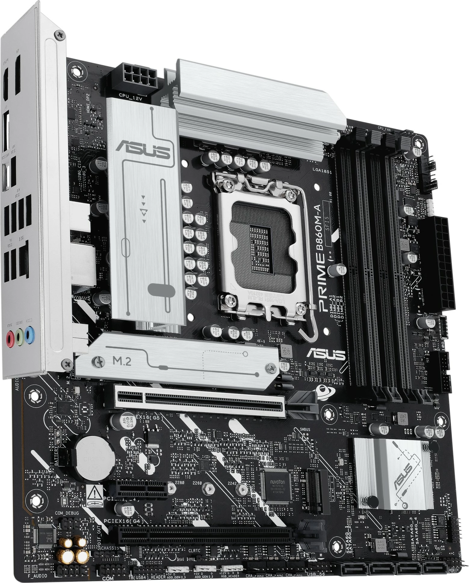 Pllakë amë ASUS PRIME B860M-A-CSM, LGA1851, micro ATX