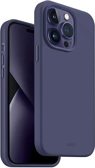 Mbështjellës UNIQ Lino për iPhone 14 Pro Max, Violet