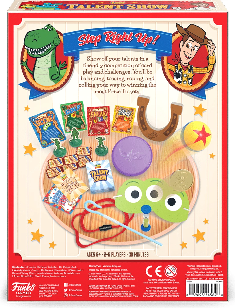 Lojë tavoline Funko Games Disney Pixar Toy Story Talent Show, 2-6 lojtarë, 6+ vjeç