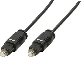 Kabllo audio optike LogiLink Toslink-Toslink, 10 m, e zezë