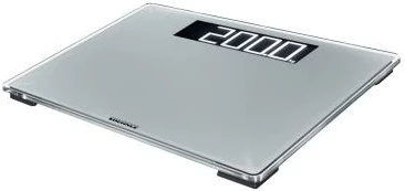 Peshore personale Soehnle Style Sense Comfort 600 (63864) 200 kg, ndarje 100 g, ekran LCD i ndriçuar, xham sigurie, gri
