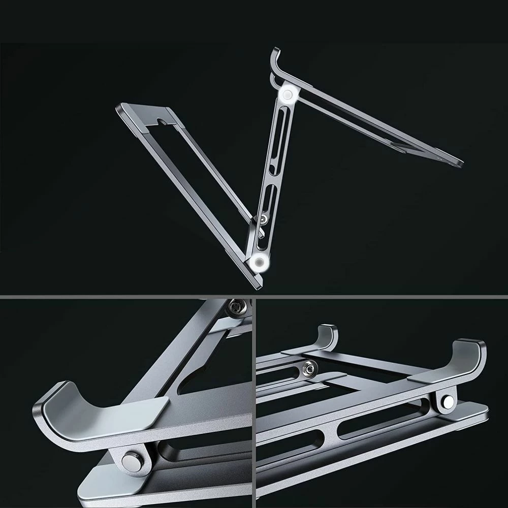 Mbajtëse laptopi Tech-Protect ULS400, deri 17", alumini, gri