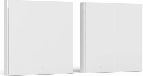 Switch i mençur i murit Aqara H1 EU WS-EUK02 / AK072EUW01, 2 butona, Zigbee 3.0, pa tel neutral, i bardhë