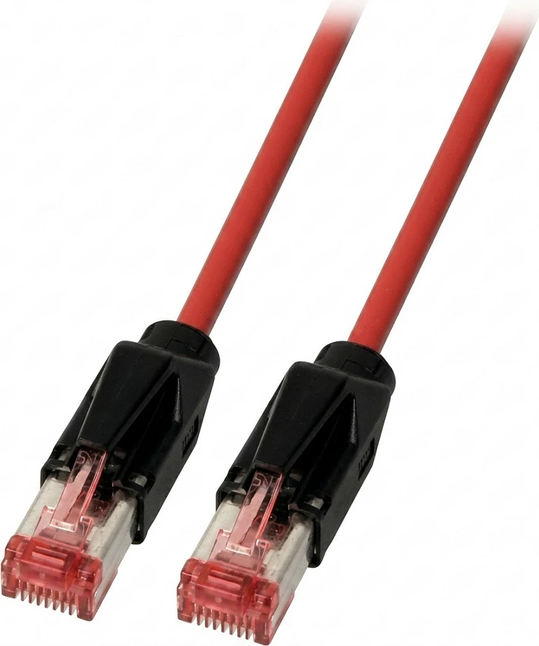 Kabllo rrjeti EFB Elektronik RJ45 Cat6A S/FTP PUR Draka UC900 TM21, 1.5m, e kuqe