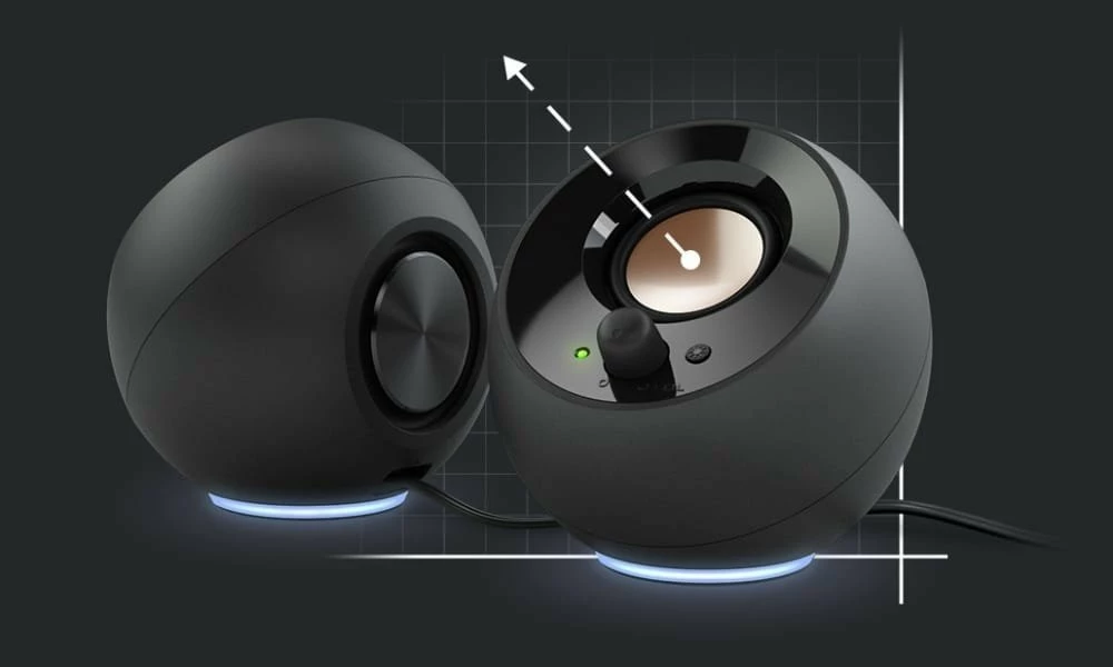 Altoparlantë për kompjuter Creative Pebble SE (51MF1725AA000) 2.0, RGB, 16 W RMS, USB-C/AUX, të zeza