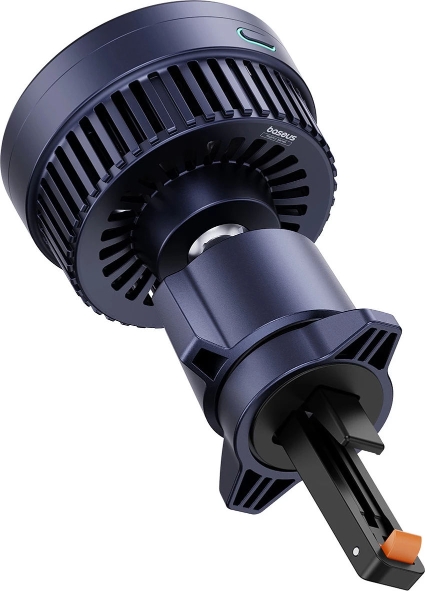 Mbajtës magnetik Baseus MagPro BS-CW04 me karikues wireless 15W, për ventilator të makinës, Zi