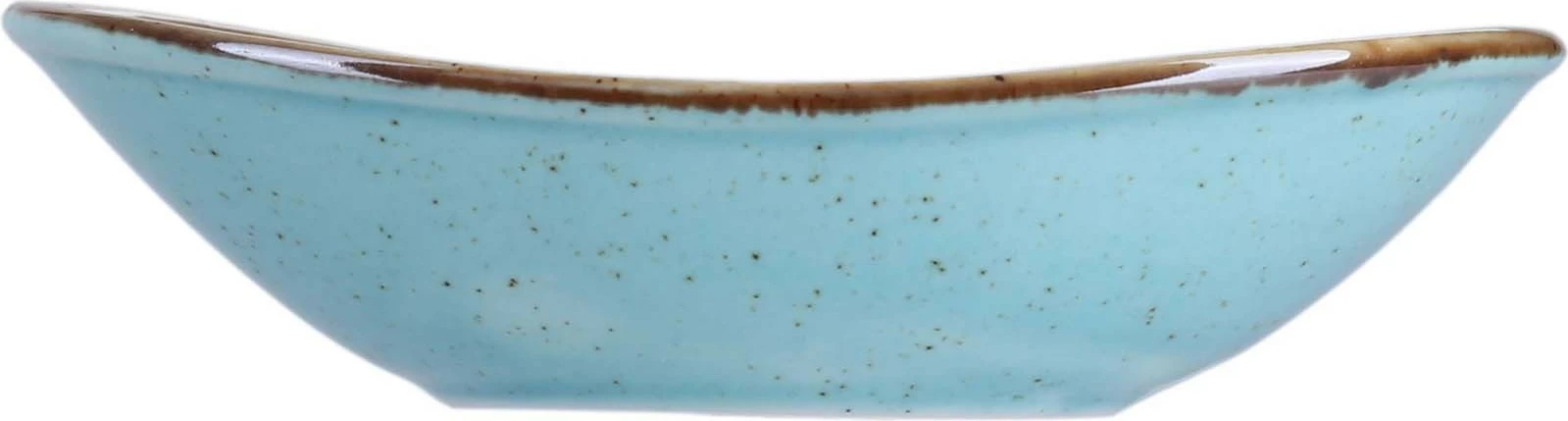 Pjatë mini ovale Porland Seasons Laguna 110 mm, blu qielli, set 6 copë