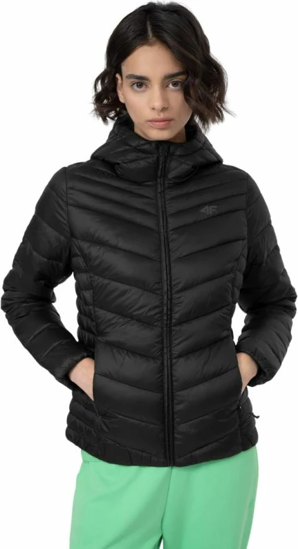 Pallto e zezë për femra 4f