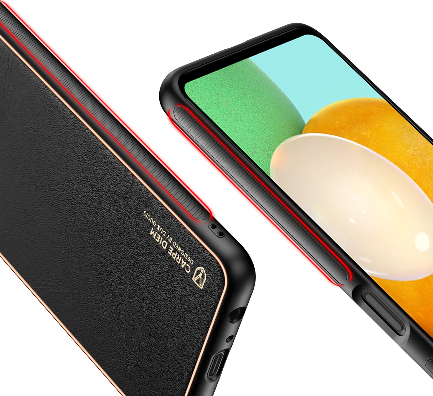 Mbështjellës Dux Ducis Yolo për Samsung Galaxy A13 5G, lëkurë ekologjike, i zi