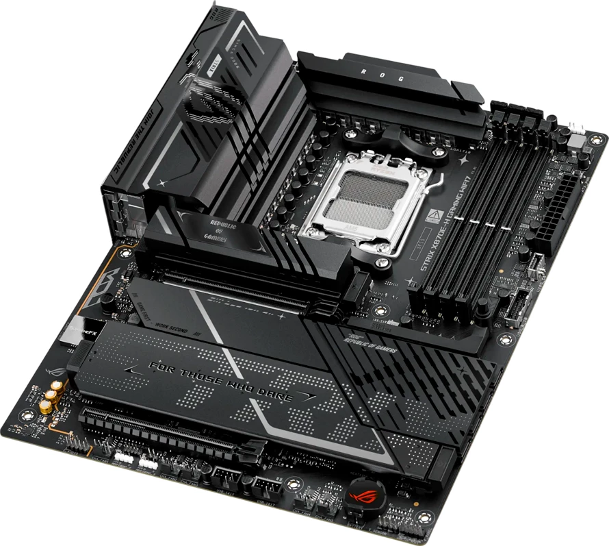 Pllakë amë ASUS ROG STRIX X870E-H Gaming, ATX, AM5, DDR5, WiFi 7, e zezë