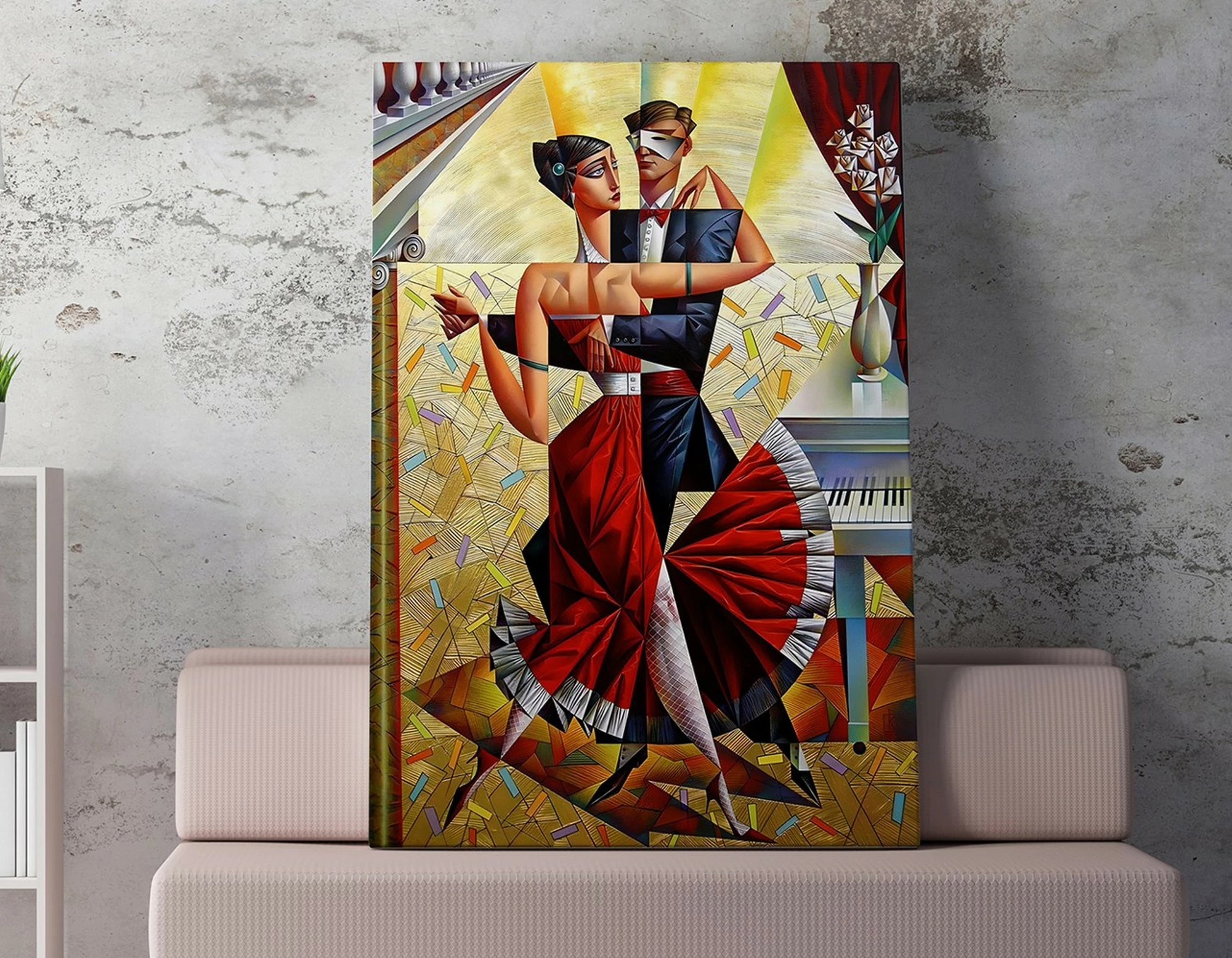 Pikturë dekorative në kanavacë, shumëngjyrëshe, WY316, 50x70cm