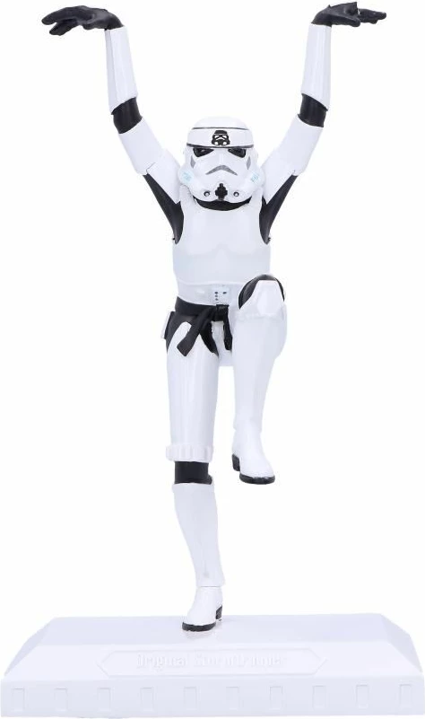 Figurinë koleksionuese NEMESIS NOW Stormtrooper Crane Kick 20.5 cm, e bardhë/zezë, me kuti dhurate