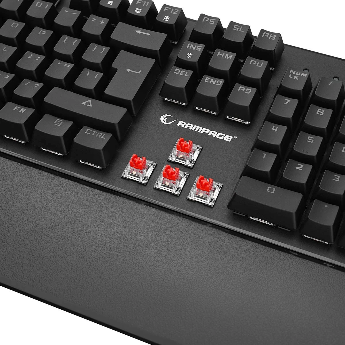 Tastierë mekanike Rampage KB-R86 UMBRA, Red Switch, e zezë