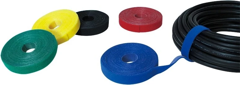 Shiriti Velcro i dyfishtë LogiLink, ngjyrë e kuqe