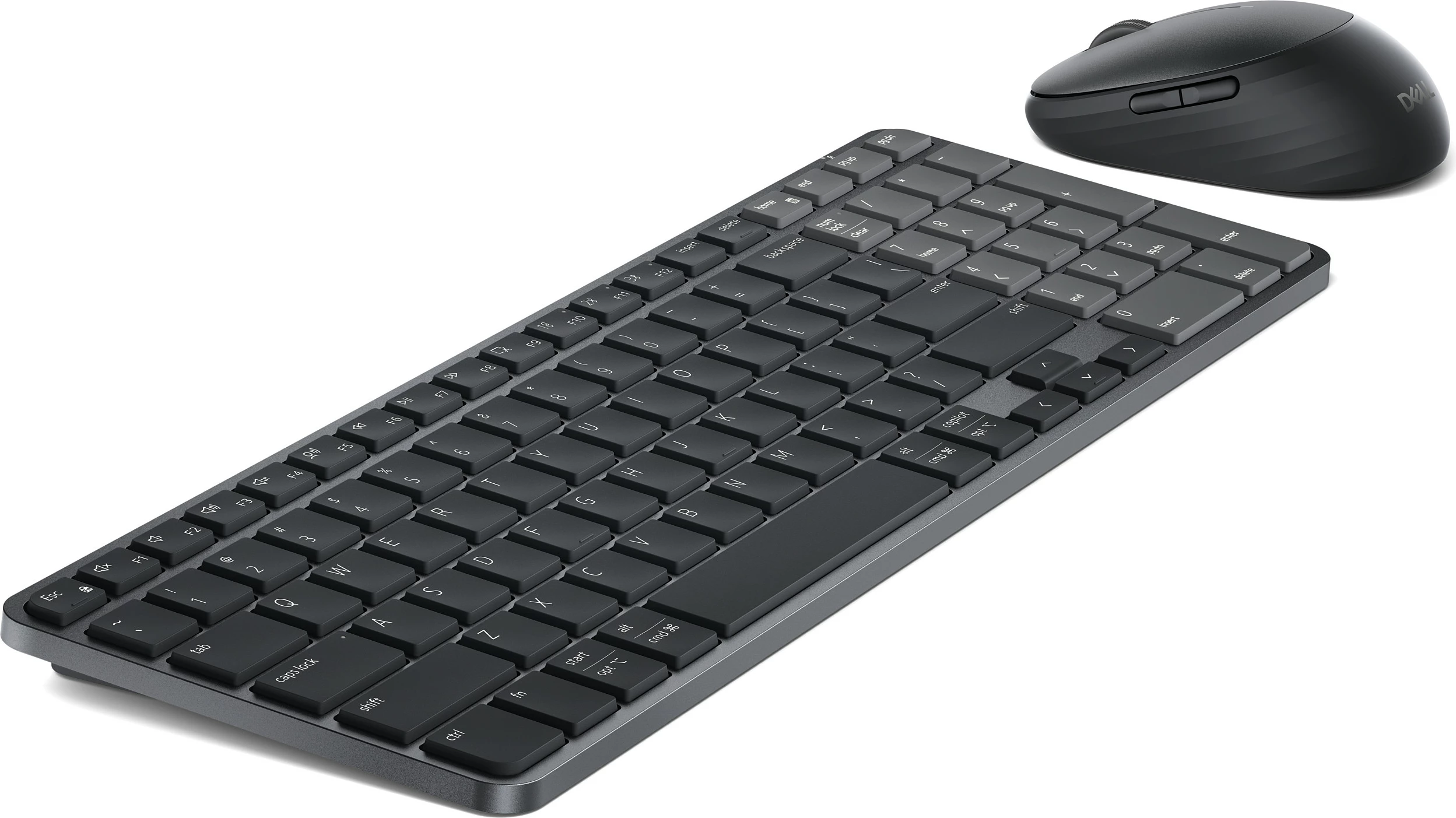 Set tastierë + maus Dell PRO 7 Rechargeable Compact, rikarikueshme, e zezë