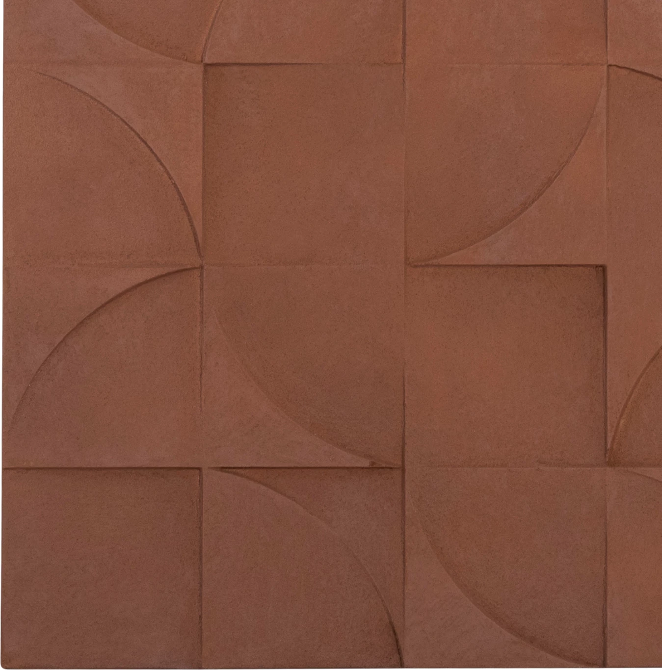 Panel dekorativ për mur, seri katrore Santorini, FH4524, ngjyrë kafe, 80x5x80 cm