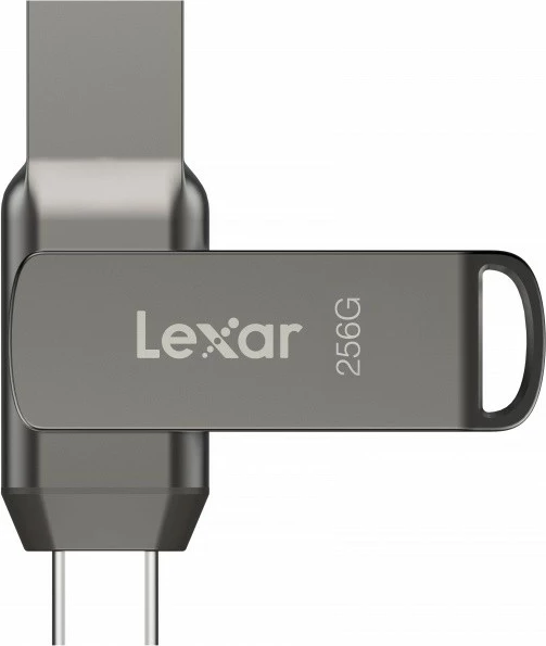 Pendrive Lexar Dual Drive D400, 256GB, USB-C/A 3.1, Gri