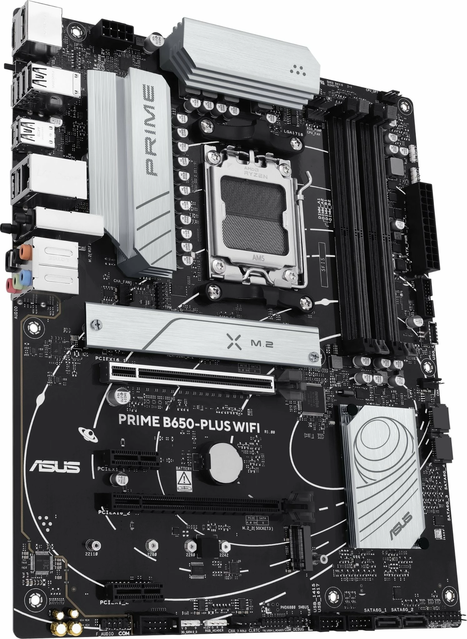 Pllakë amë Asus PRIME B650-PLUS WIFI, ATX, DDR5, WiFi 6E