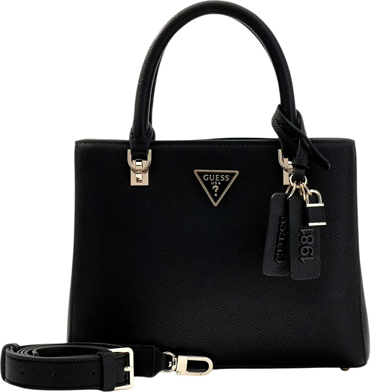 Çantë dore për femra Guess Noelle II HWZG96 72050, e zezë