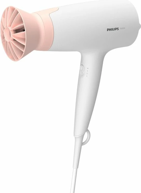 Tharëse flokësh Philips BHD300/00, e bardhë/rozë