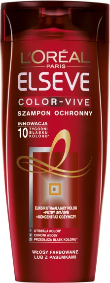 Shampon për femra L'Oreal Paris Elseve Color-Vive, 250ml
