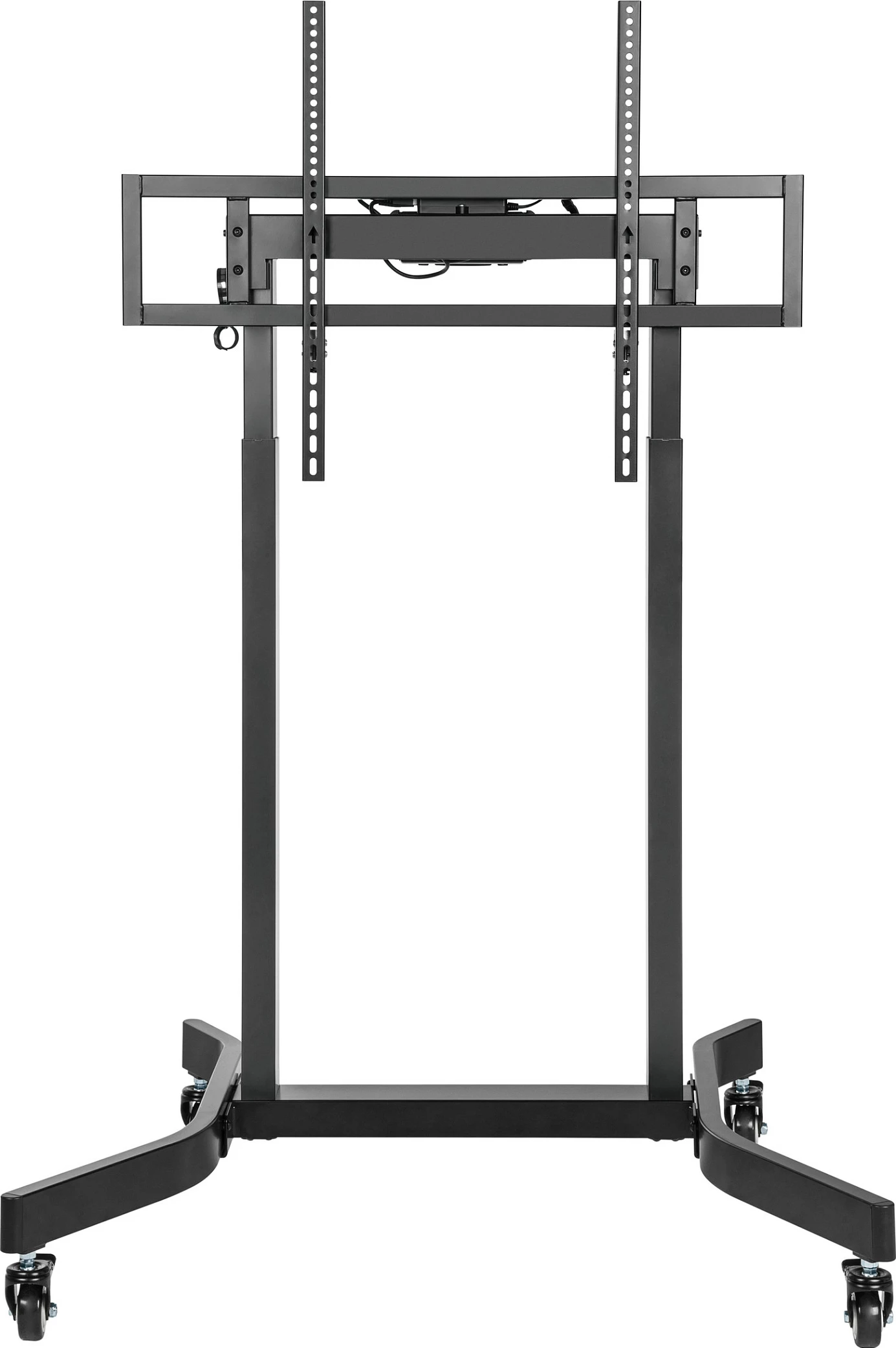 Mbajtëse dyshemeje për TV/Monitor EQUIP 650632, 55"-100", VESA 800x600, me rrota, 120 kg, e zezë