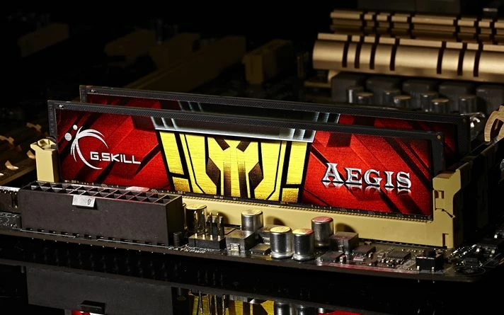 RAM Memorje G.Skill Aegis F3-1333C9D-16GIS DDR3 16GB (2x8GB) 1333MHz CL9 1.5V Kuq/Zi, Set