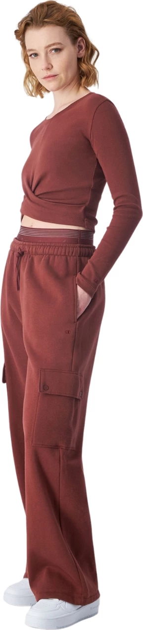 Pantallona sportive cargo Champion për femra, kafe