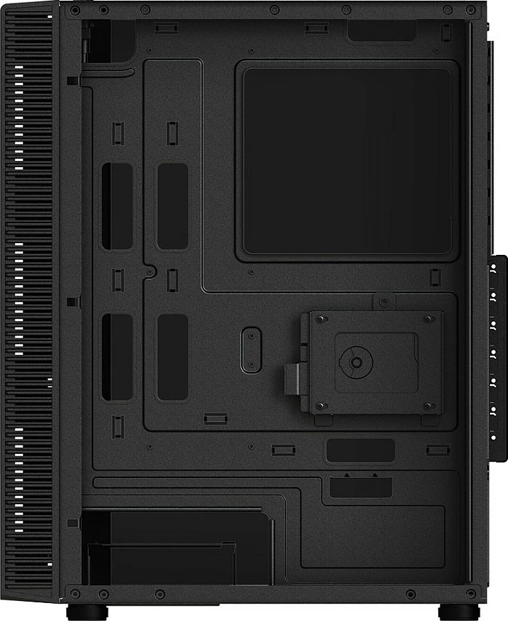 Kasë FSP CMT192, Midi Tower, PC, ATX, micro ATX, Mini-ITX, SPCC, Tempered glass, Multi, Black