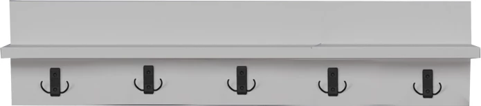 Raft muri Esform, melaminë e bardhë, 80x11x18cm