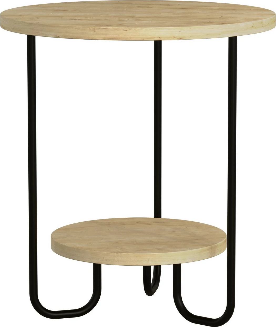 Tavolinë anësore Skye Decor, model Corro, ngjyrë lisi