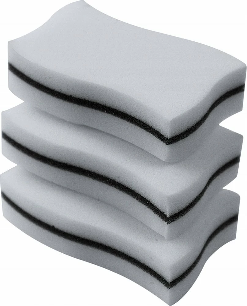 Sfungjer pastrimi Franke Magic Sponge 112.0617.288, antibakterial, set 3 copë, gri-zi
